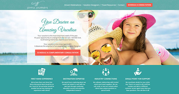 Joyful Journeys Website