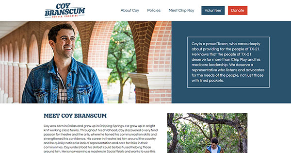 Coy Branscum Website